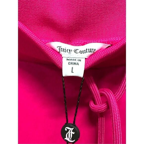 New Juicy Couture OG Big Bling Velour Track Pants L Free Love - Picture 4 of 7